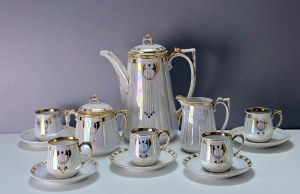 Carl Tielsch - Art Nouveau coffee service - Silesia circa 1910.