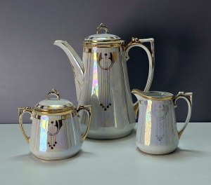 Carl Tielsch - Art Nouveau coffee service - Silesia circa 1910.
