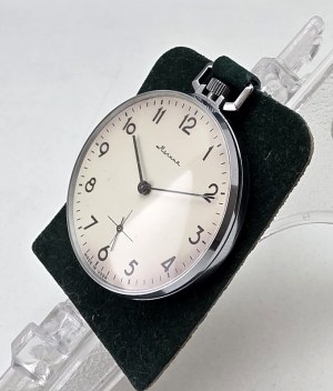 Molniya 18 stone mechanical pocket watch - USSR 1970s