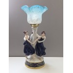 Niespotykana lampa figuralna Trzy Gracje - Royal Dux lata 90-te
