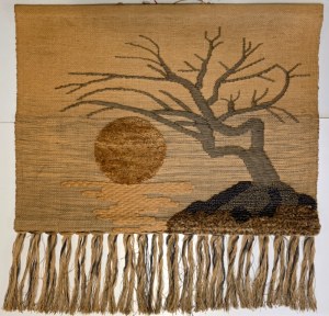 KIlim '' Sunset''- hand-woven wall decoration - 1990s