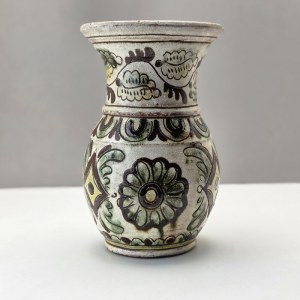 Hutsul ceramics vase - Pokuttya mid-20th century.