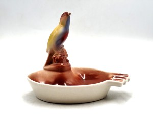 Ashtray with a bird - Porcelain and Porcelite Works in Chodzież, 1950s/60s of the 20th century