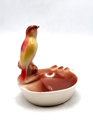 Ashtray with a bird - Porcelain and Porcelite Works in Chodzież, 1950s/60s of the 20th century