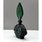 Bohemia - flakon na perfumy w stylu Art Deco ze szkła malachitowego