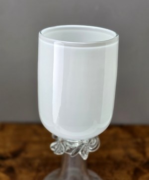 Jerzy Sulczan - Orkusz - Chalice vase - Tarnowiec Glassworks - 1960s