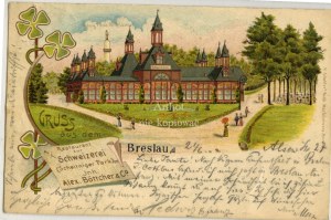 Wrocław, Breslau, Restaurant zur Schweizerei