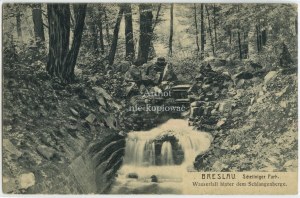 Wrocław, Breslau, Schellniger Park, Wasserfall