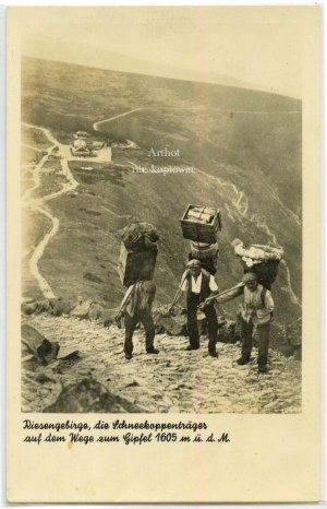 Giant Mountains, Riesengebirge, porters