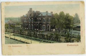 Ciechocinek, Villa Sienkiewicza (collector's stamp by Pawel Ploski)