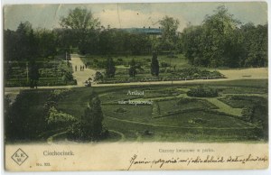 Ciechocinek, Flower gazons in the park