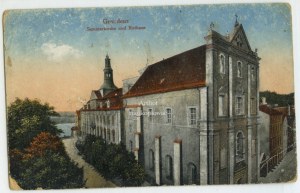 Grudziadz, Graudenz, Seminarkirche und Rathaus