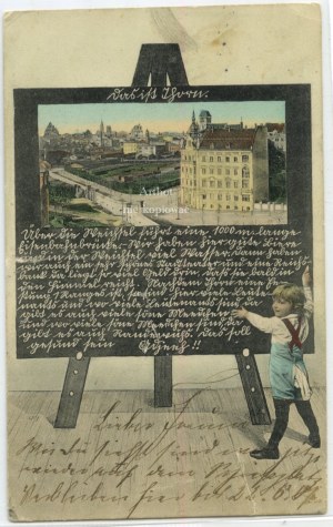 Torun, Thorn, Gruss aus... (collage, plaque)