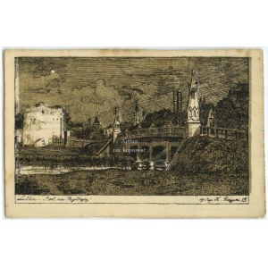 Lublin, Most na Bystrzycy (rys. K. Rayski)