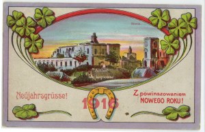 Błonie, With best wishes for the New Year! (collector's stamp)