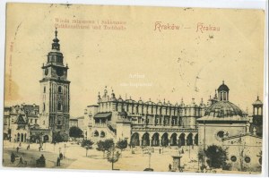 Krakow, City Hall Tower and Cloth Hall