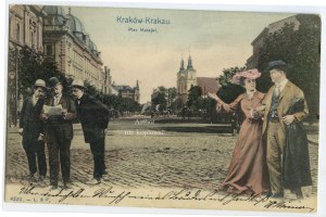 Krakow, Matejki Square (collage)