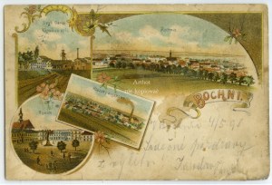 Bochnia, 4 views in Art Nouveau wrapper