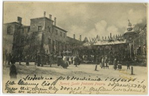 Sucha Beskidzka, Suski Castle during a fire