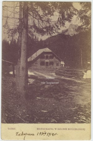 Tatra Mountains, Restaurant in the Koscieliska Valley