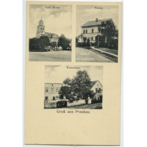 Prószków, Proskau, Kath. Kirche, Kloster, Weisenhaus
