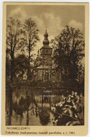 Iwonicz - Zdrój, Historic larch parish church