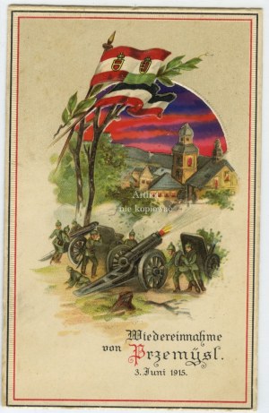 Przemyśl, Reclaiming Przemyśl (postcard to be viewed against the light)