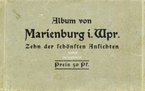 Malbork, cover from a set of postcards