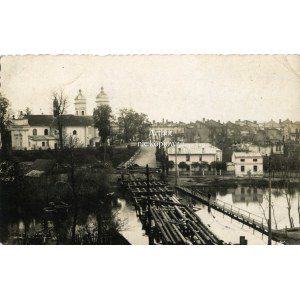 Szczekociny, spalony most