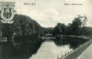 Kalisz, View from the theater to the park