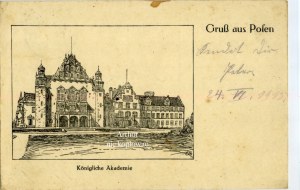 Poznan, Gruss aus Pozen, Koniglische Akademie