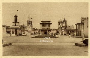 Poznan, General National Exhibition, western grounds, sugar industry pavilions