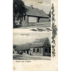 Długie k. Drawska Pomorskiego, Dolgen, szkoła, gospoda