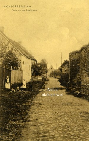Chojna, Konigsberg Nm., the area below the wall