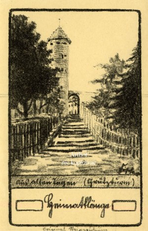 Trzebiatow, Treptow, entrance to the castle
