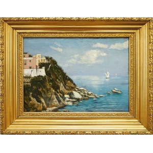 Albert ARNZ (1832 - 1914), Pejzaż z Capri, 1884