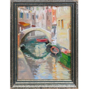 Caleb Arnold SLADE (1882 - 1961) - przypisywany, Widok z Wenecji