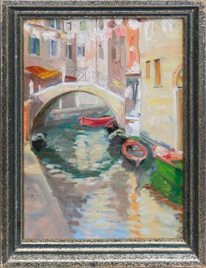 Caleb Arnold SLADE (1882 - 1961) - attributed, View from Venice
