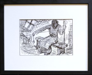 Chaim GOLDBERG (1917- 2004), Prządka