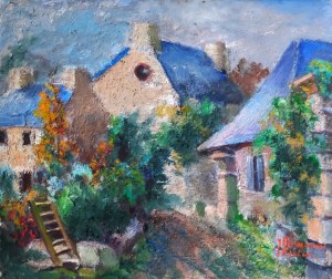 Jeanne BESNARD-FORTIN (1892 - 1978), Small town