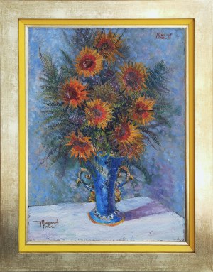 Jeanne BESNARD-FORTIN (1892 - 1978), Flowers in a Vase, 1949