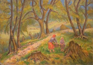 Artur RUTKOWSKI (1895 - 1980), On mushrooms, ca. 1953