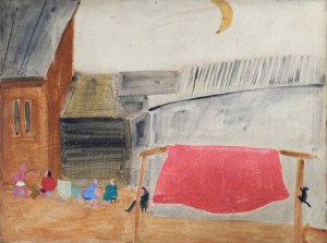 Anna TROJANOWSKA-KACZMARSKA (1931 - 2007), Landscape with a Feather, 1968
