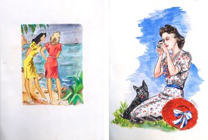 Theodore LUDWIG, Holidays - double-sided work, 1945 - 1947