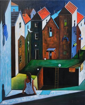 Piotr SUJKA (b. 1971), Woman and the City, 2021