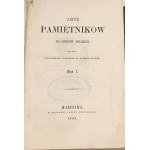 BROEL-PLATER- ZBIÓR PAMIĘTNIKÓW DO DZIEJÓW POLSKICH t.1-4 [komplet w 2 wol.] wyd. 1858 półskórek