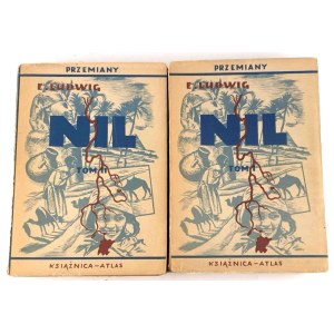 LUDWIG - NIL Życiorys rzeki. t.1-2 [komplet] ilustracje