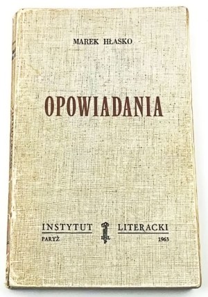 HŁASKO'S TALES Paris 1963