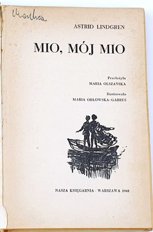 LINDGREN- MIO, MY MIO issue 1