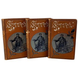 KENNAN- SYBERYA T.1-3 [komplet] wyd. Lwów 1895r., oprawa Żenczykowski